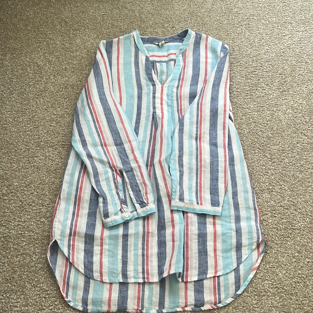 L.L. Bean linen tunic small
